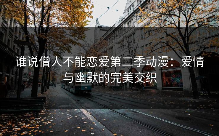 谁说僧人不能恋爱第二季动漫：爱情与幽默的完美交织